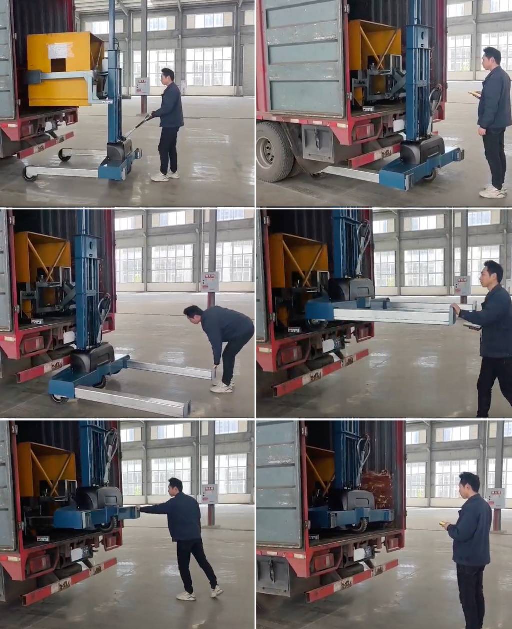 Rough Terrain Self-Loading Stacker (3300 Lbs, Scissor Arm)