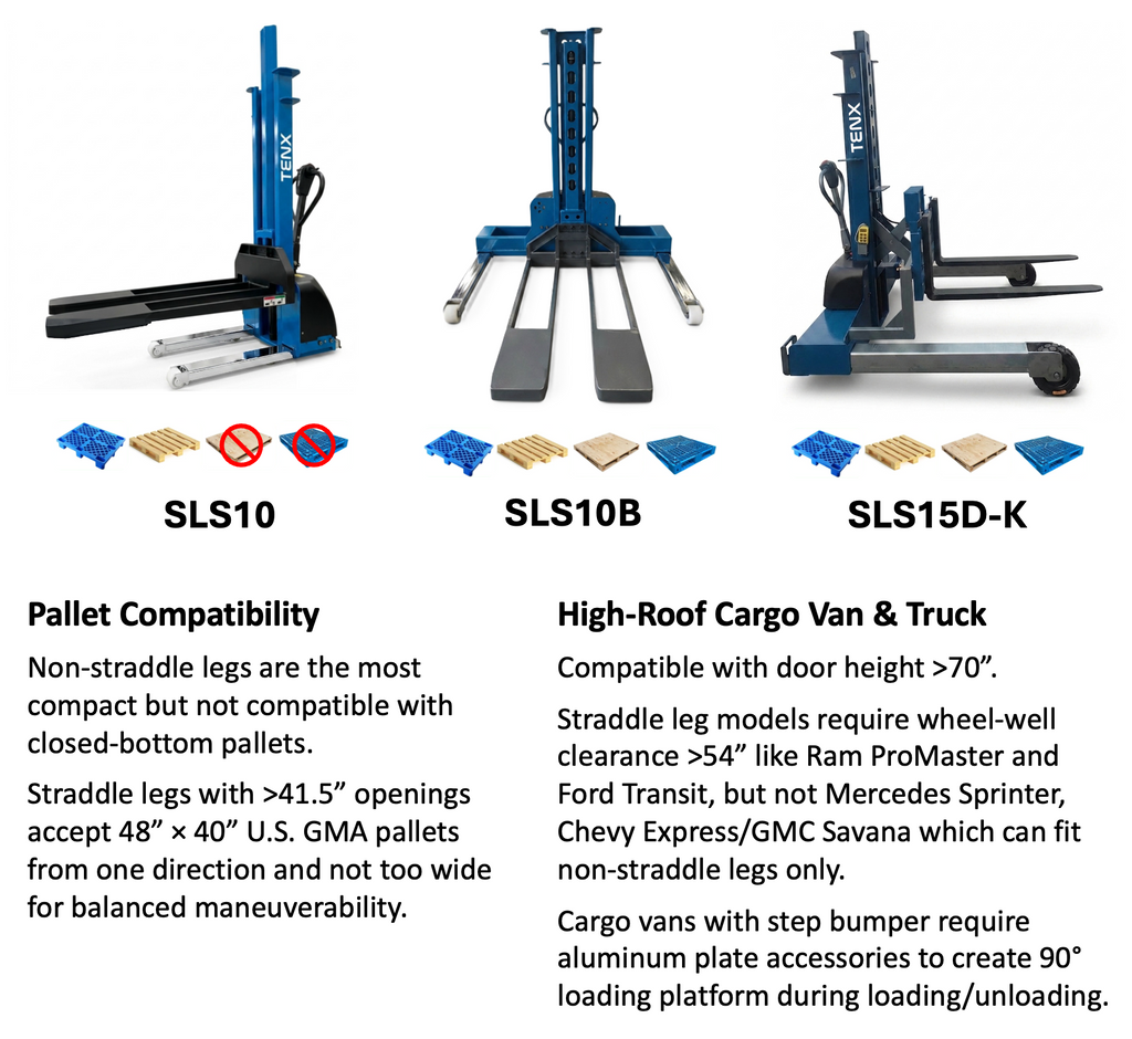 Rough Terrain Self-Loading Stacker (3300 Lbs, Scissor Arm)