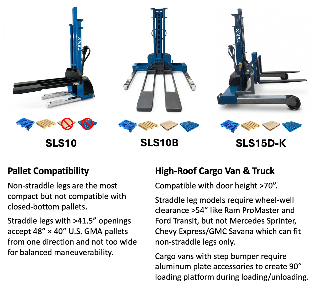 Rough Terrain Self-Loading Stacker (3300 Lbs, Scissor Arm)