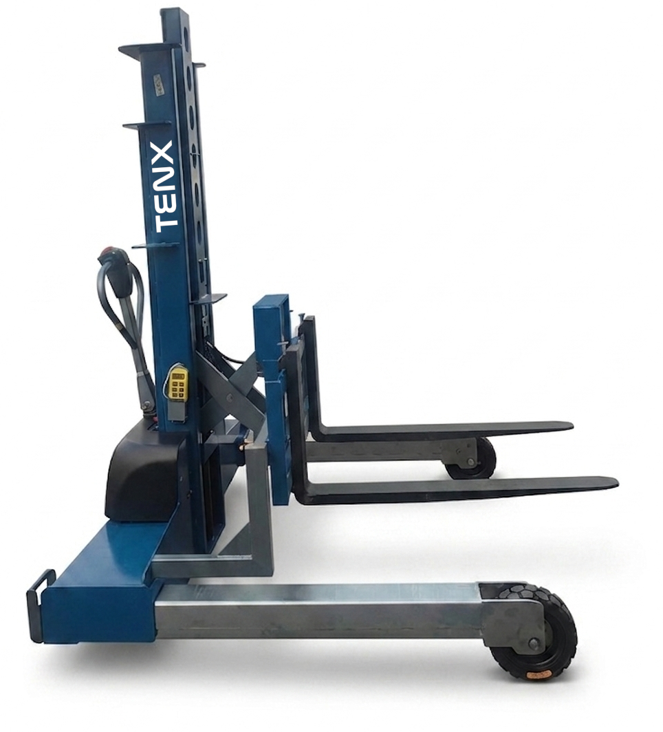 Rough Terrain Self-Loading Stacker (3300 Lbs, Scissor Arm)